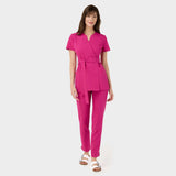 Fartuszek medyczny wiązany SOPHIA - RASPBERRY SORBET