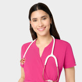 Fartuszek medyczny wiązany SOPHIA - RASPBERRY SORBET