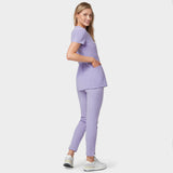 Sophia - wiązany fartuszek kosmetyczny w kolorze Soft Lilac