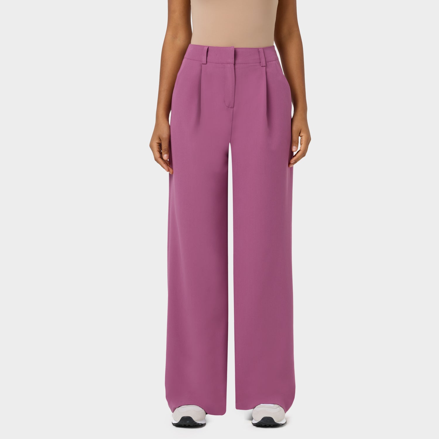 SPODNIE MEDYCZNE DAMSKIE Z SZEROKIMI NOGAWKAMI AURA BERRY CRUSH 