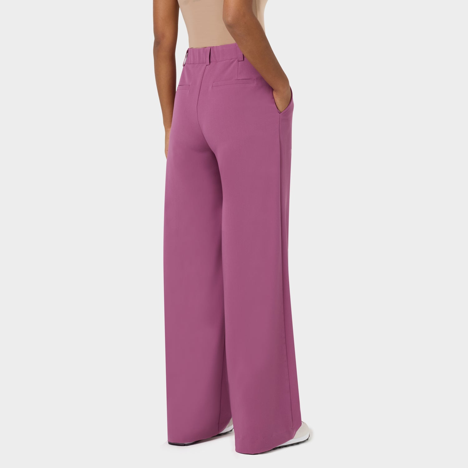 MEDYCZNE ELEGANCKIE SPODNIE DAMSKIE AURA W KOLORZE RÓŻOWYM