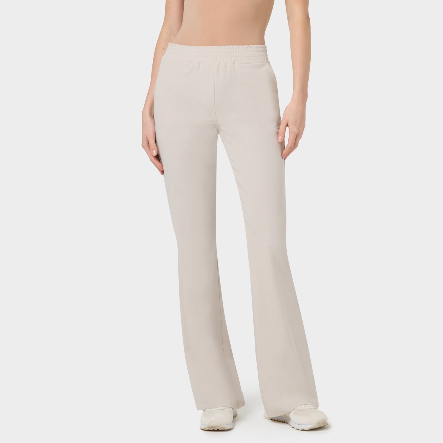 Dámské zdravotnické kalhoty flare NUDE