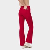 Spodnie medyczne damskie flare RED CHERRY