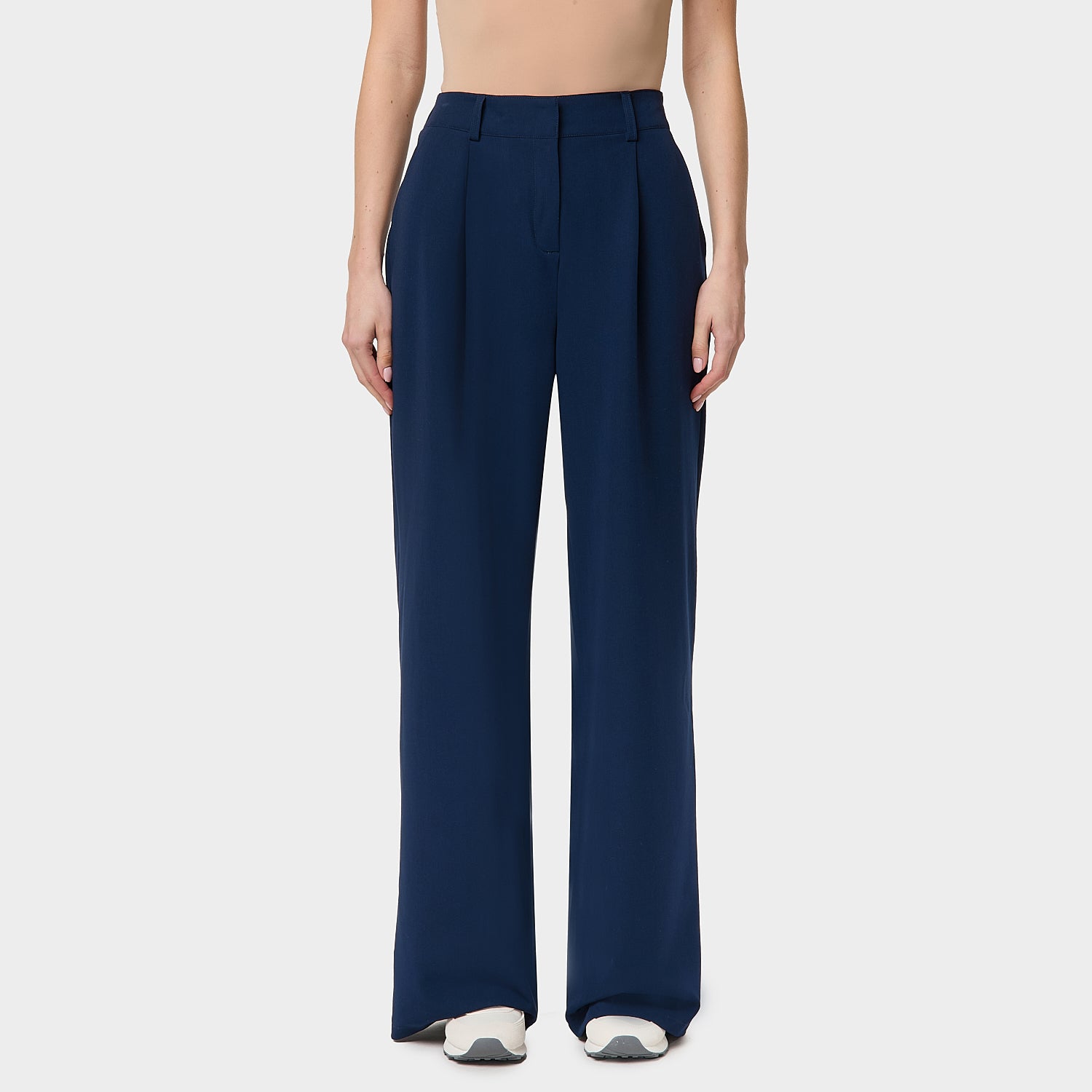 SPODNIE MEDYCZNE DAMSKIE GRANATOWE AURA VENA UNIFORMY