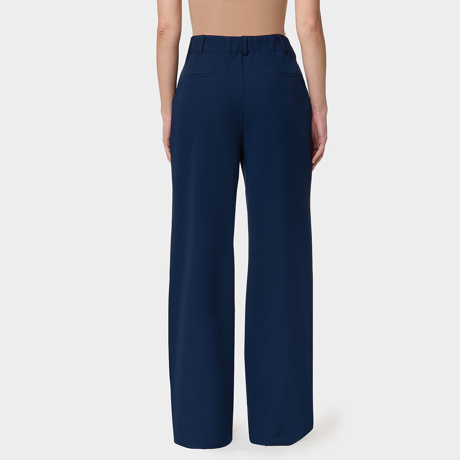 SPODNIE MEDYCZNE DAMSKIE AURA GRANATOWE TYŁ VENA UNIFORMY