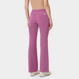 SPODNIE MEDYCZNE FLARE RÓŻOWE VENA UNIFORMY TYŁ