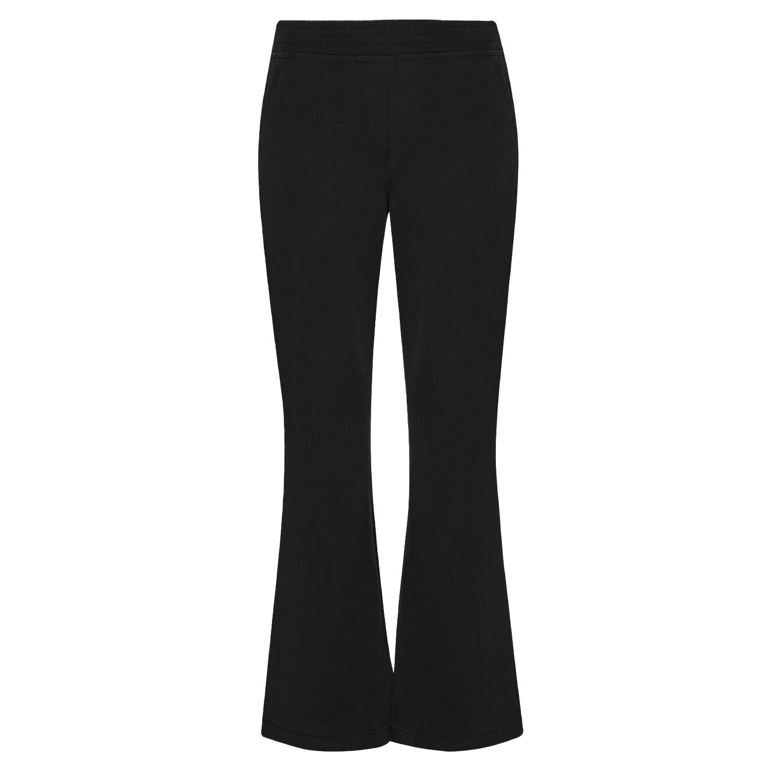 Spodnie medyczne damskie flare BLACK