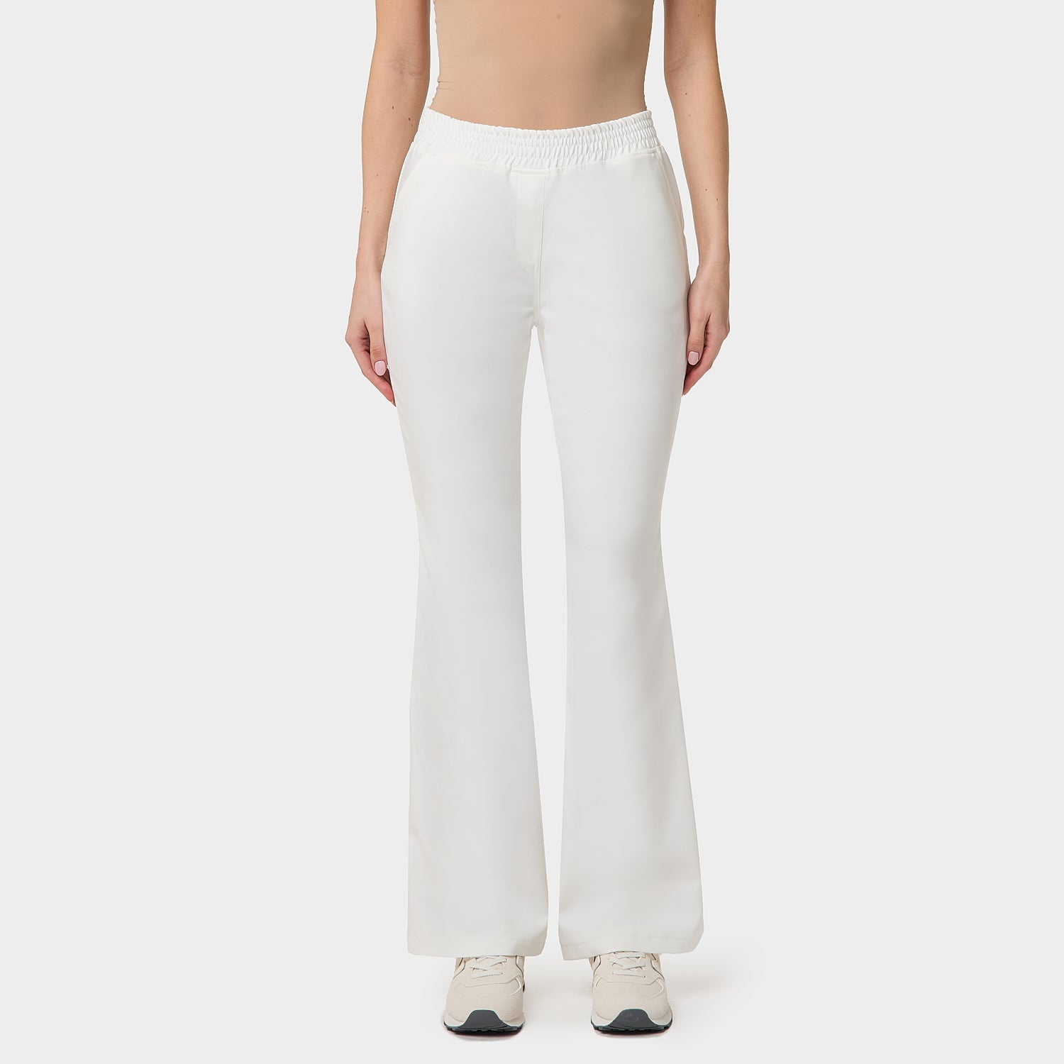 Spodnie medyczne damskie flare CREAM