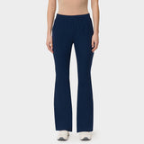 SPODNIE MEDYCZNE DAMSKIE FLARE GRANATOWE VENA UNIFORMY