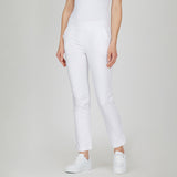 Spodnie medyczne damskie w kolorze białym