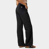 Spodnie medyczne damskie szerokie - BLACK