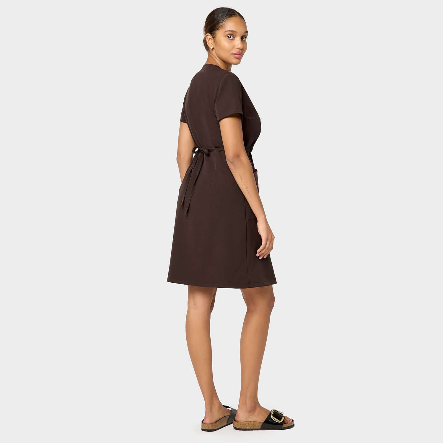 Sukienka medyczna KATE - DARK CHOCOLATE