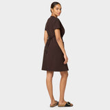 Sukienka medyczna KATE - DARK CHOCOLATE