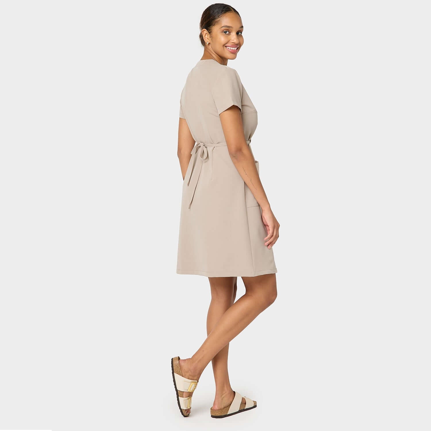 Sukienka medyczna KATE - LATTE