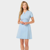 Sukienka medyczna KATE - BABY BLUE