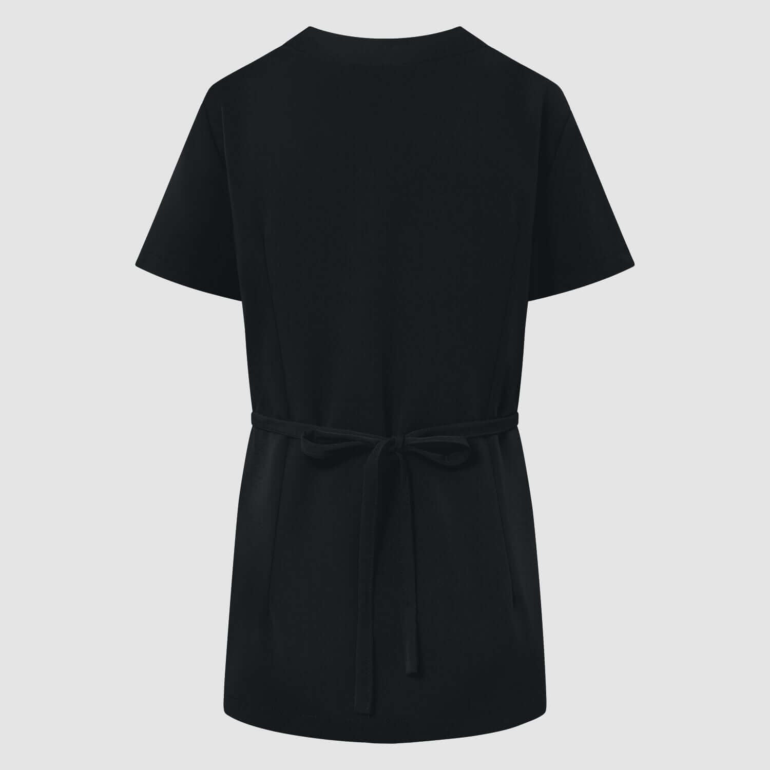 Fartuszek medyczny Kate w kolorze czarnym – packshot produktu.