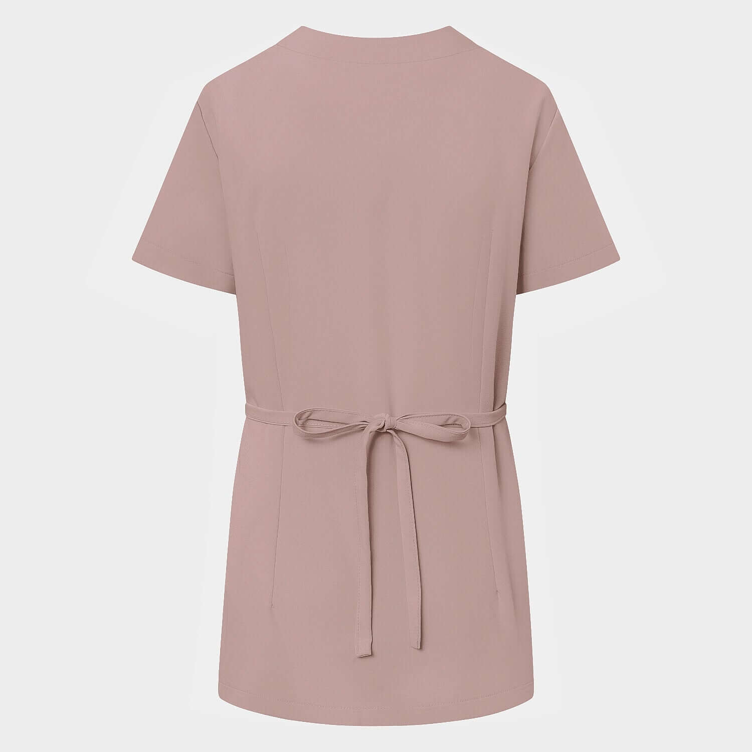 Packshot fartuszka medycznego Kate w kolorze dusty pink – produkt na białym tle