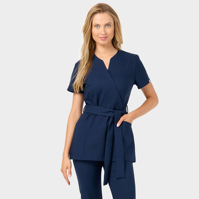 Fartuszek medyczny wiązany SOPHIA - NAVY