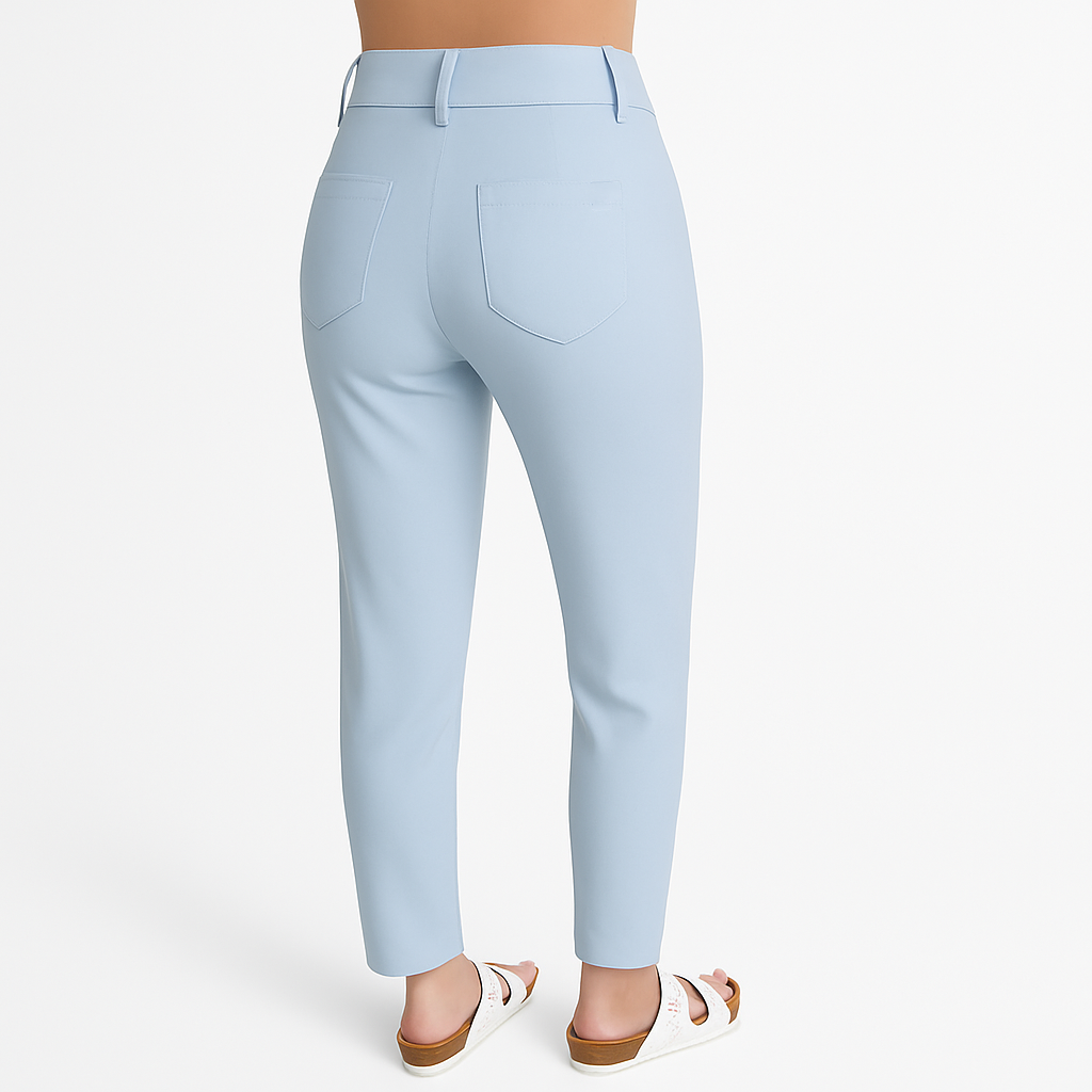 Spodnie medyczne damskie Błękitne