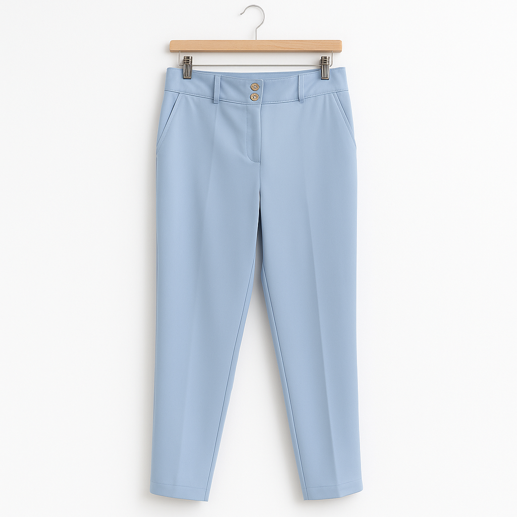 Spodnie medyczne damskie Błękitne