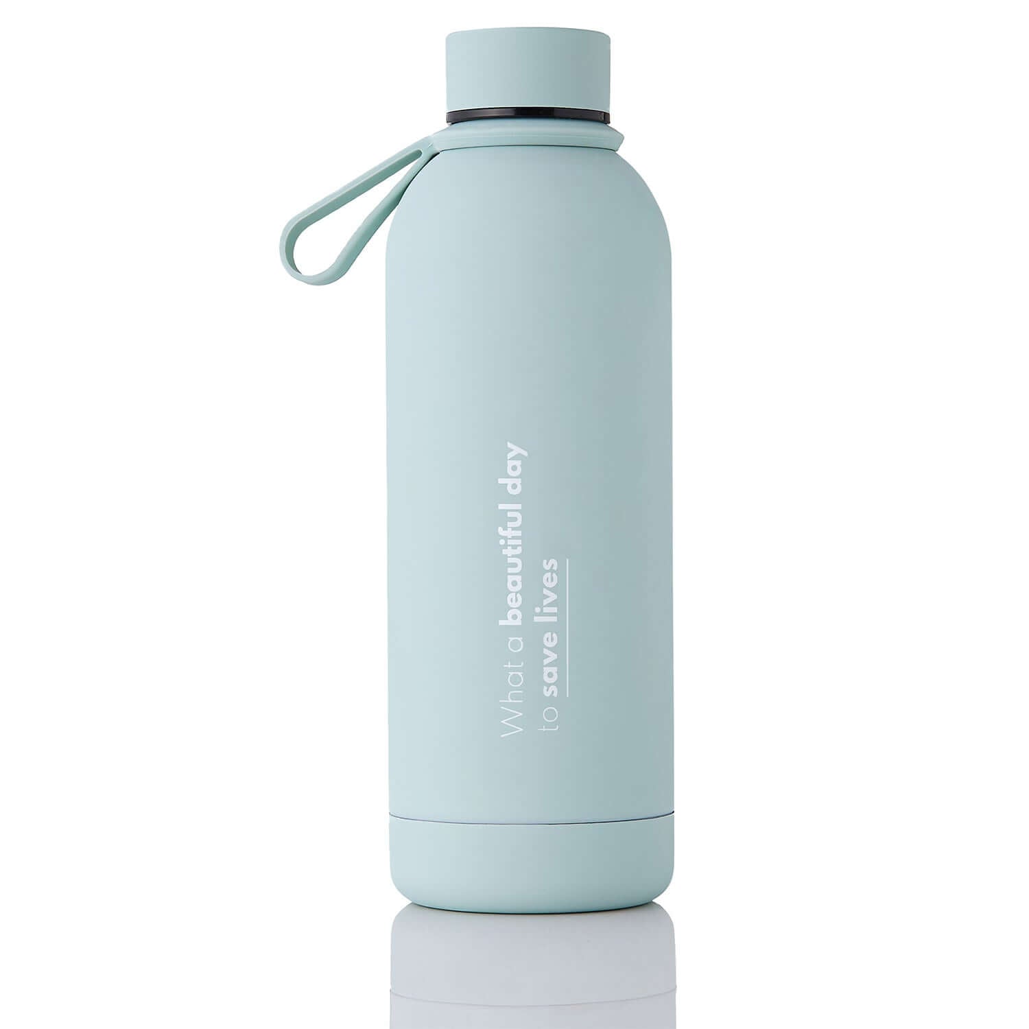 Termoláhev SAGE GREEN - TO JE KRÁSNÝ DEN NA ZÁCHRANU ŽIVOTŮ