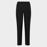 Spodnie medyczne damskie w kolorze czarnym – packshot produktu.