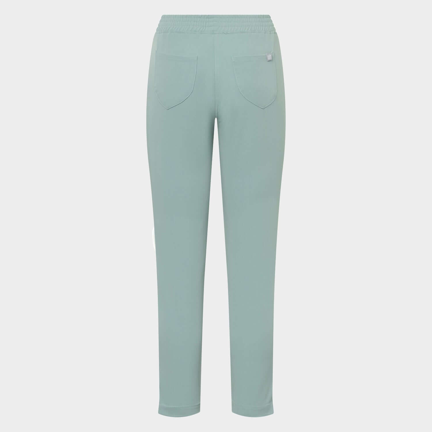 Packshot spodni medycznych w kolorze Sage Green