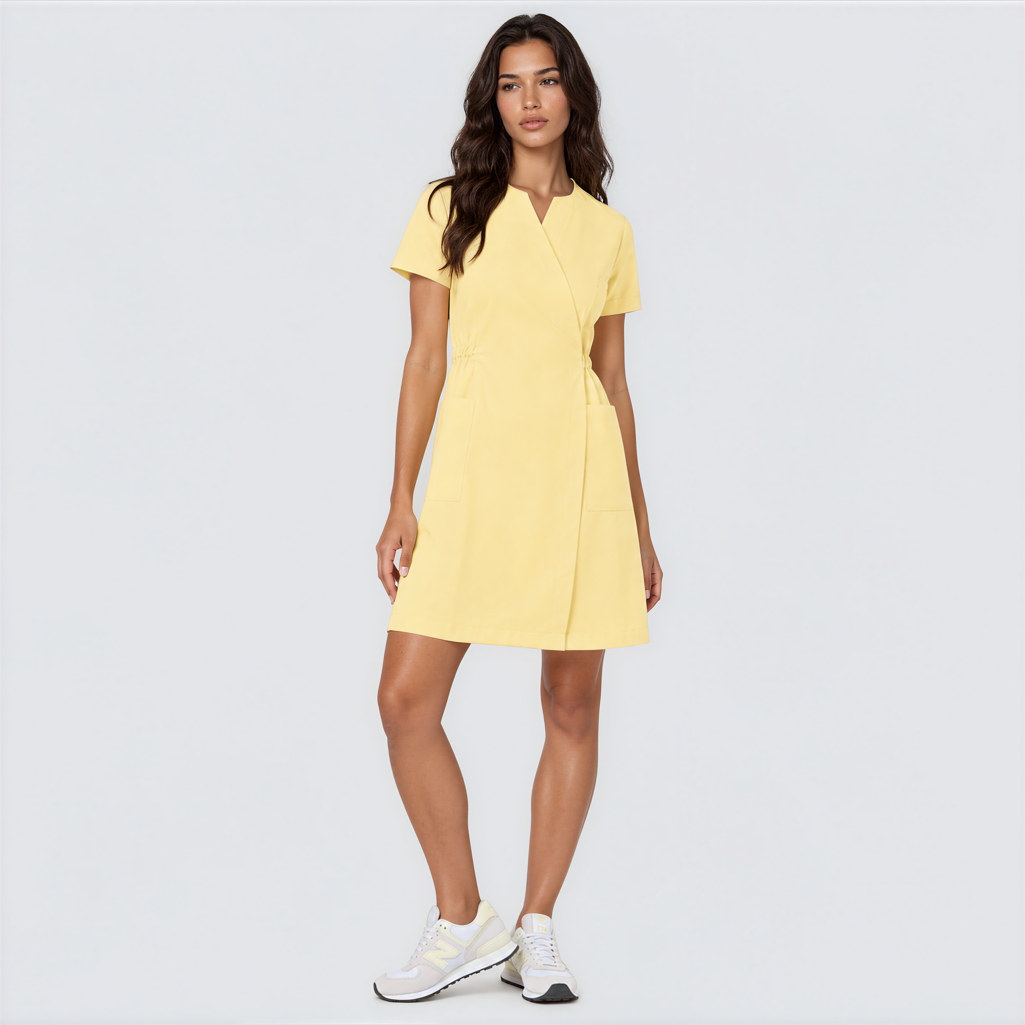Sukienka medyczna KATE - BUTTER YELLOW