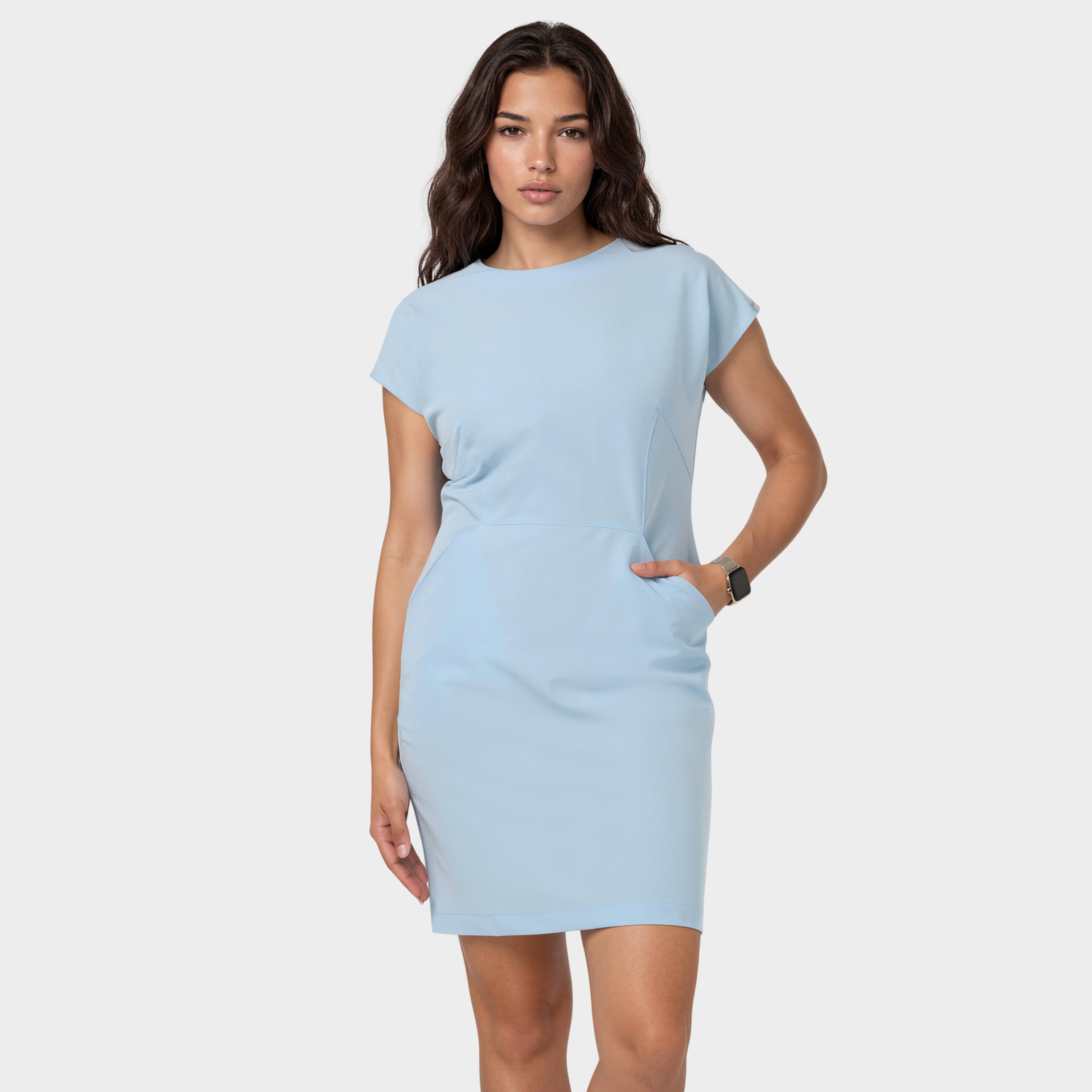 Sukienka medyczna Vena Baby Blue
